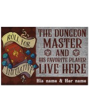The dungeons master Doormat 22.5" x 15" front