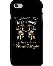 You don't have to be crazy Phone Case tile