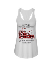 Different Road Map Ladies Flowy Tank tile