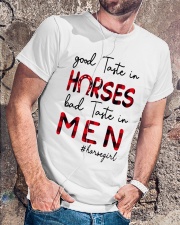 Good Taste In Horse Classic T-Shirt lifestyle-mens-crewneck-front-4