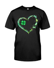 Shamrock Heart Patrick's Day Classic T-Shirt front