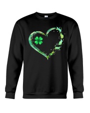 Shamrock Heart Patrick's Day Crewneck Sweatshirt tile