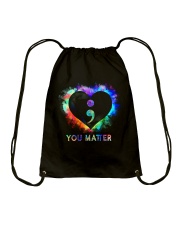You Matter Drawstring Bag tile