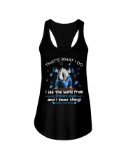 That's What I Do Ladies Flowy Tank tile