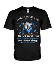 That's What I Do V-Neck T-Shirt tile