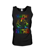 Your Attitude May Hurt Me Unisex Tank tile