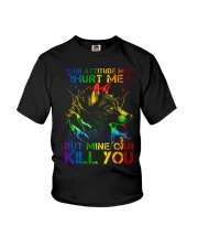 Your Attitude May Hurt Me Youth T-Shirt tile