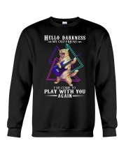 Hello Darkness My Old Friend Crewneck Sweatshirt tile
