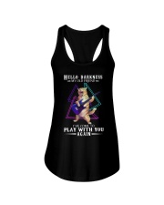 Hello Darkness My Old Friend Ladies Flowy Tank tile