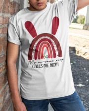 My Au-some Peep Calls Me Mom Easter Day Classic T-Shirt apparel-classic-tshirt-lifestyle-27