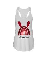 My Au-some Peep Calls Me Mom Easter Day Ladies Flowy Tank tile