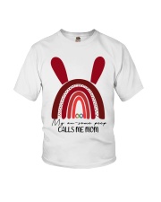 My Au-some Peep Calls Me Mom Easter Day Youth T-Shirt tile
