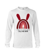 My Au-some Peep Calls Me Mom Easter Day Long Sleeve Tee tile