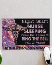 A Night Shift Nurse Doormat 22.5" x 15" aos-doormat-22-5x15-lifestyle-front-06