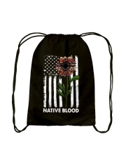 Native Sunflower Drawstring Bag tile