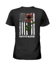 Native Sunflower Ladies T-Shirt back