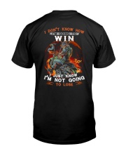 Not Going To Lose Classic T-Shirt back