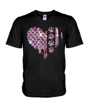 Lovely Paws V-Neck T-Shirt tile
