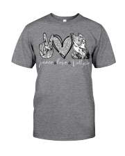 Peace Love Valkyrie Classic T-Shirt front