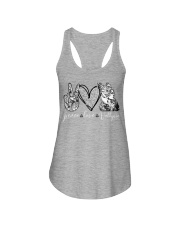 Peace Love Valkyrie Ladies Flowy Tank tile