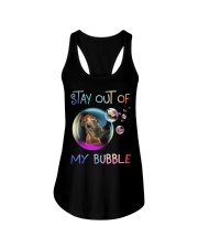 Stay Out Of My Bubble Valentine Ladies Flowy Tank tile