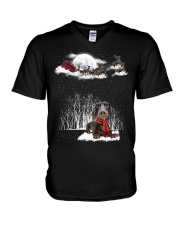 Santa Claus Is Coming To Town V-Neck T-Shirt tile