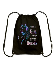 Just a girl who loves Drawstring Bag tile