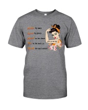 Just A Girl With Ms Classic T-Shirt front