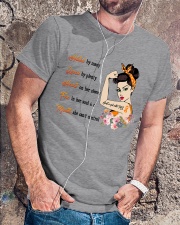 Just A Girl With Ms Classic T-Shirt lifestyle-mens-crewneck-front-4
