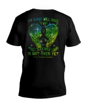 My Wings Will Have To Wait V-Neck T-Shirt tile