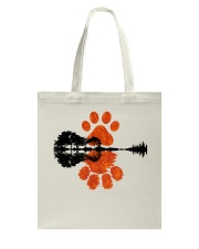 Guitar And Paw Tote Bag tile