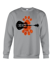 Guitar And Paw Crewneck Sweatshirt tile