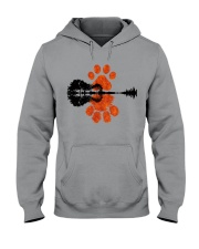 Guitar And Paw Hooded Sweatshirt tile