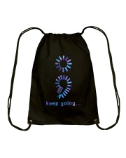 Keep Going Drawstring Bag tile