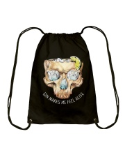 Gin Makes Me Fell Alive Drawstring Bag tile