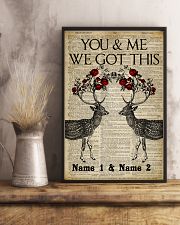 You And Me We Got This 11x17 Poster lifestyle-poster-3