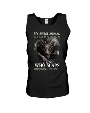 My Spirit Animal Is A Grumpy Dragon Unisex Tank tile