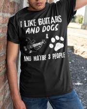 I Like Guitars And Dogs Classic T-Shirt apparel-classic-tshirt-lifestyle-27