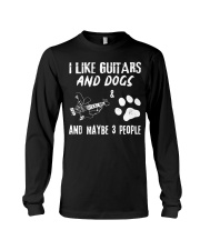 I Like Guitars And Dogs Long Sleeve Tee tile