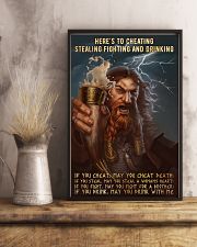 Here's to cheating 11x17 Poster lifestyle-poster-3