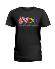 Autism acceptance Ladies T-Shirt tile