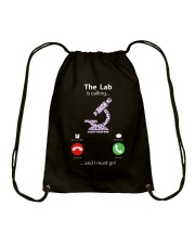 The Lab Is Calling Drawstring Bag tile