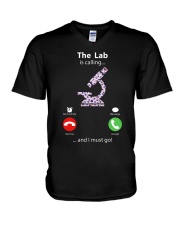 The Lab Is Calling V-Neck T-Shirt tile