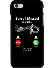 Sorry I Missed Your Call Phone Case tile