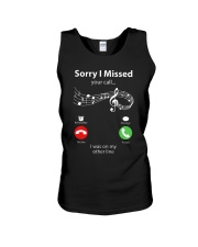 Sorry I Missed Your Call Unisex Tank tile