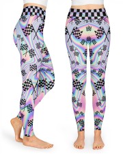 Racing Addicted High Waist Leggings front