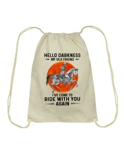Hello Darkness My Old Friend Drawstring Bag tile