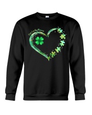 Shamrock Heart Patrick's Day Crewneck Sweatshirt tile