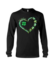 Shamrock Heart Patrick's Day Long Sleeve Tee tile