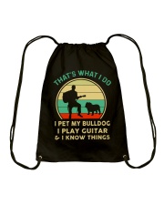 That's What I Do Drawstring Bag tile